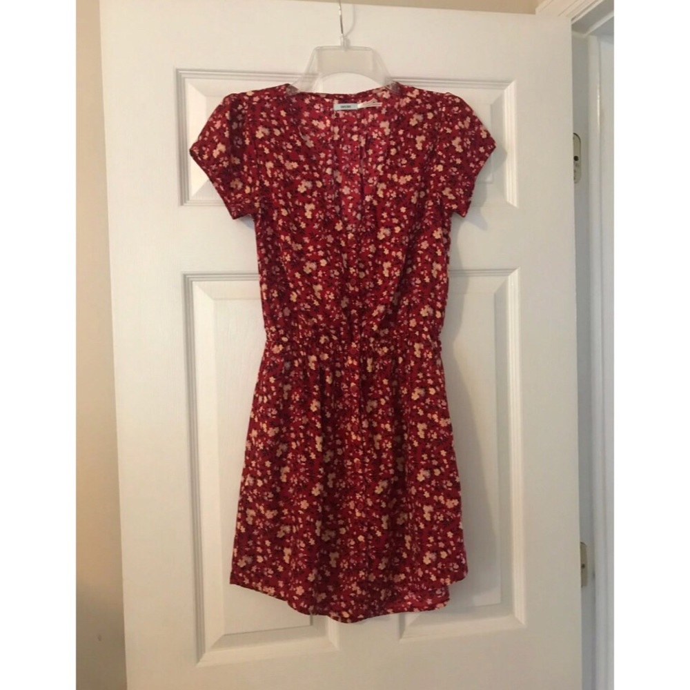 Kimchi Blue Red Floral Dress